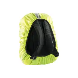 Mobilis - Bâche pour sac à dos - bandes réfléchissantes, poche de rangement - jaune (001275)_3